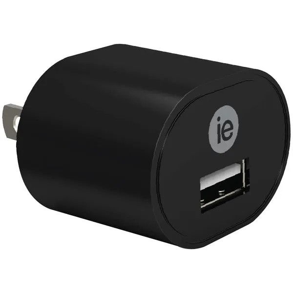 1-Amp USB Wall Charger (Black)