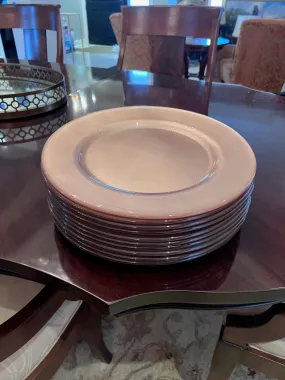 10 Glass Charger Plates