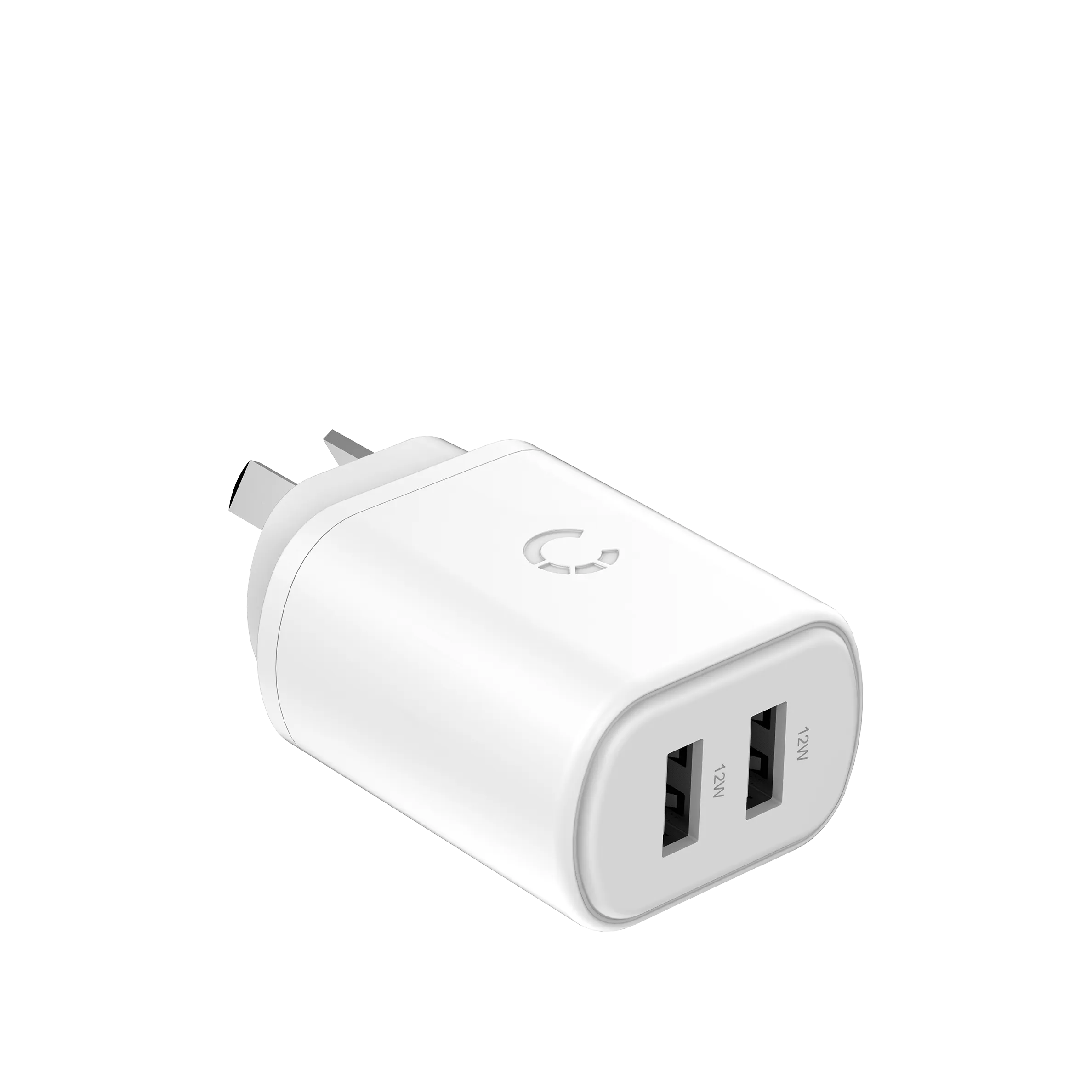 12W USB-A Dual Port Wall Charger