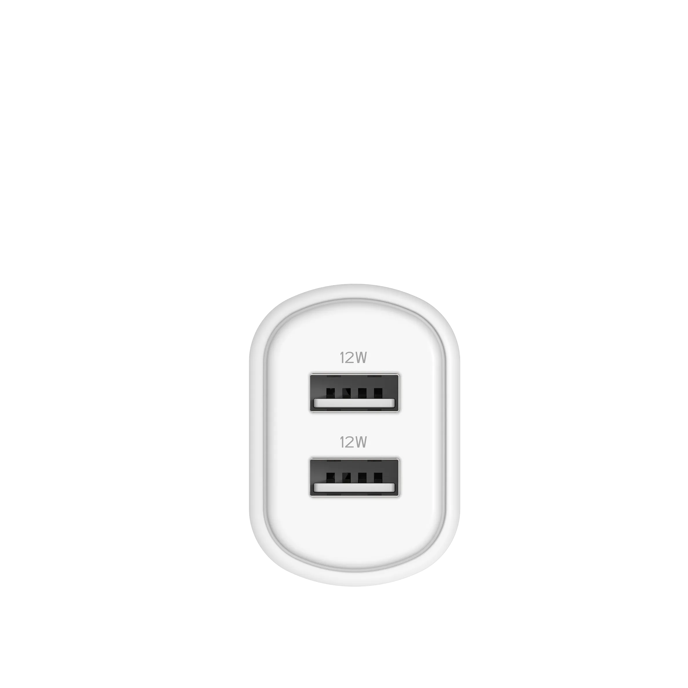 12W USB-A Dual Port Wall Charger