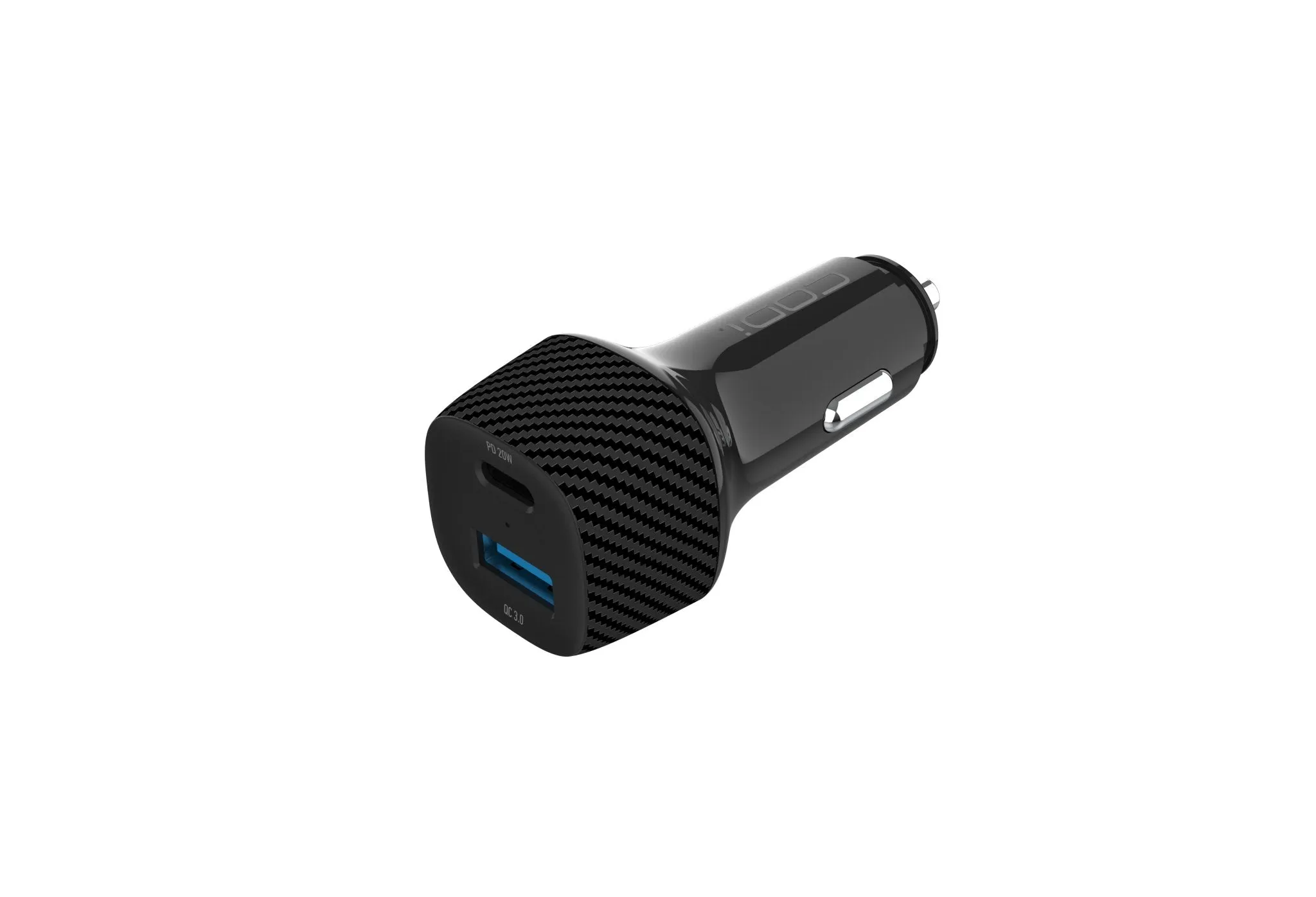 20W Dual Port Car Charger, USB-A & USB-C Outputs*