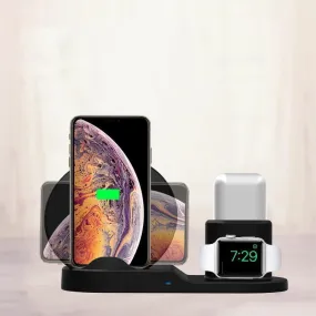 3 in 1 Fast Wireless Charger Dock Station