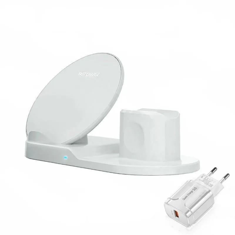 3 in 1 Fast Wireless Charger Dock Station