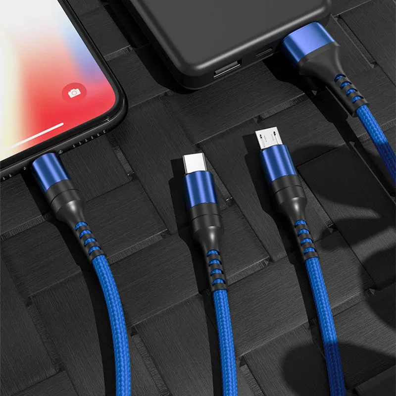 3 in 1 QUICK CHARGER Apple/Android/C Simultaneous Charging!!