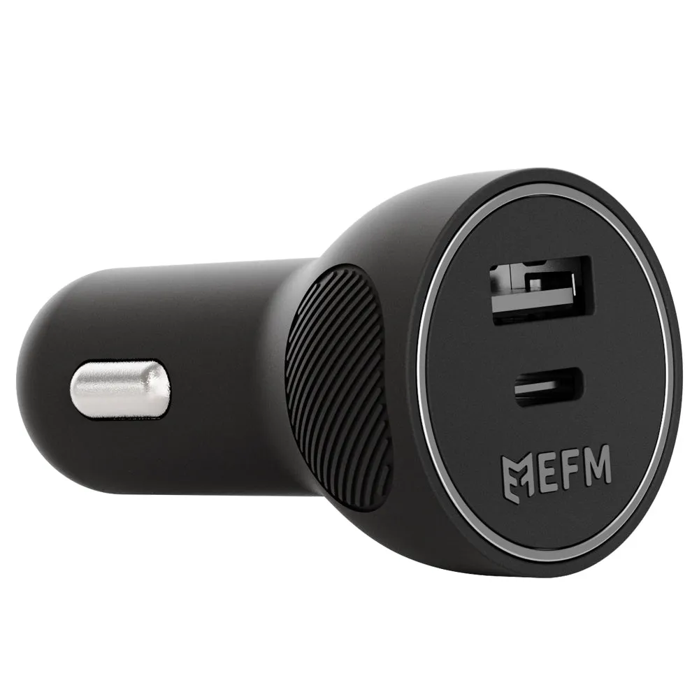 48W Car Charger & Mag-Coil USB-C 1M Cable