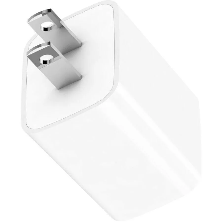 4XEM 12W Dual USB-A Wall Charger - White