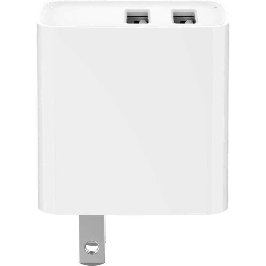 4XEM 15.5W Wall Charger with two USB-A ports - White