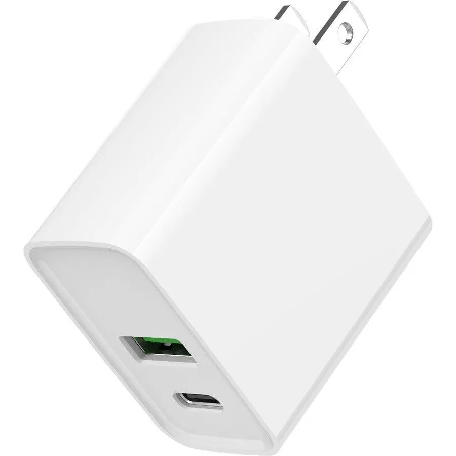 4XEM 20W Dual USB Wall Charger - White