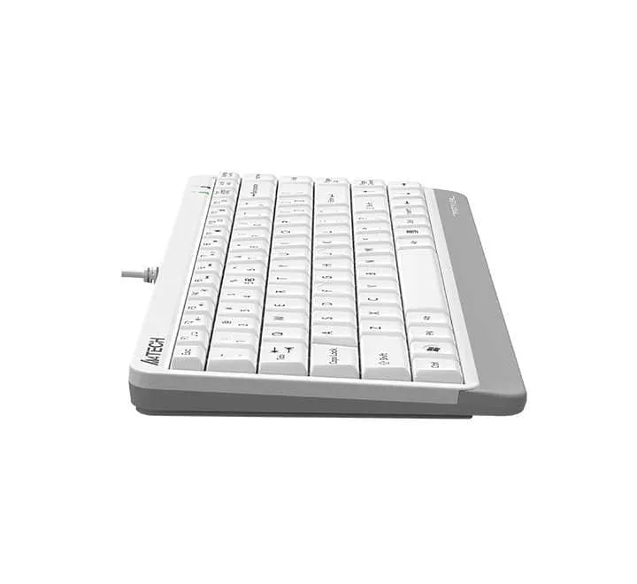 A4Tech FKS11 Fstyler Compact Size Mini USB Keyboard (White)