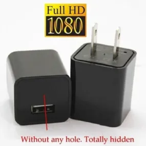 AC Adapter HD 1080P US Plug USB Pen Charger Hidden Spy Video Camera