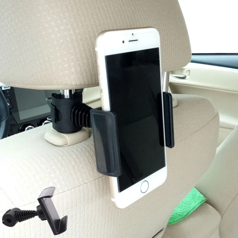 Adjustable Headrest Mount for Tablets