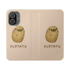 Adorable Potato Dog Phone Case Cover for Pug, Bulldog, and French Bulldog Lovers