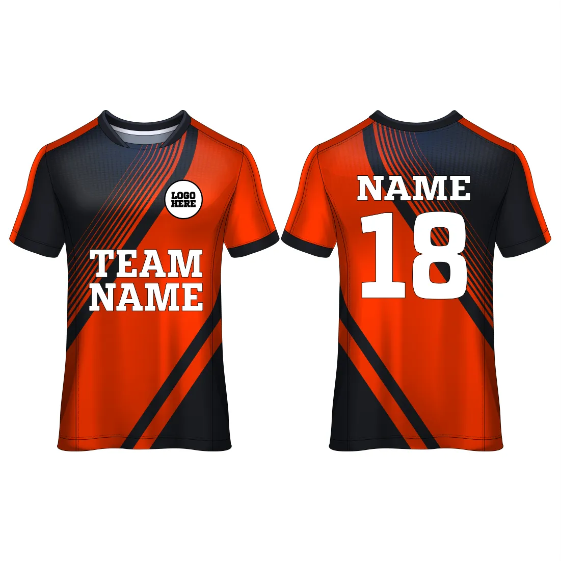 All Over Printed Customized Sublimation T-Shirt Unisex Sports Jersey Player Name & Number, Team Name And Logo. 1520458220