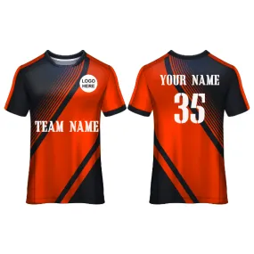 All Over Printed Customized Sublimation T-Shirt Unisex Sports Jersey Player Name & Number, Team Name And Logo. 1520458220