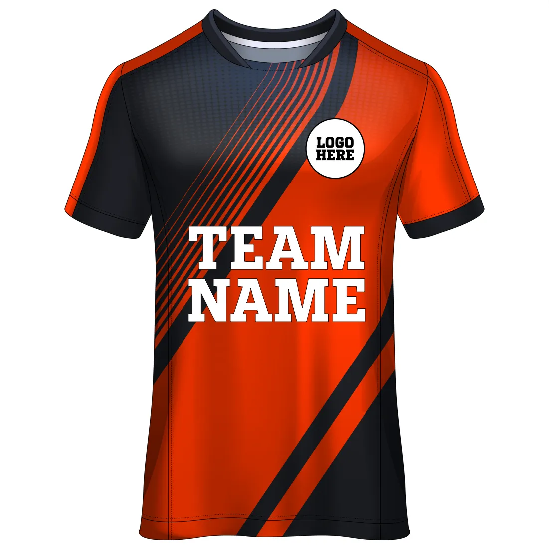 All Over Printed Customized Sublimation T-Shirt Unisex Sports Jersey Player Name & Number, Team Name And Logo. 1520458220