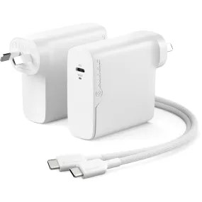 ALOGIC Rapid Power 100W GaN Wall Charger w/ 100W USB-C Charging Cable