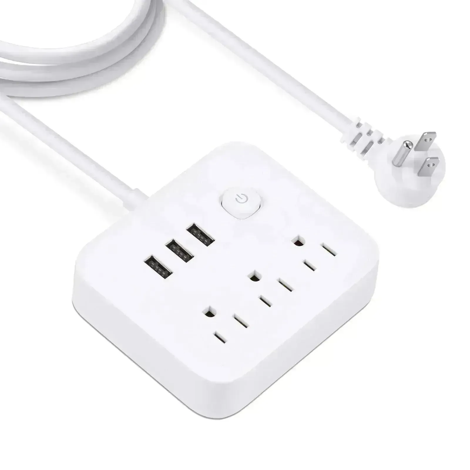 America Household Power Surge Protector Socket with USB Port.