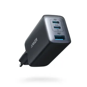 Anker 735 Charger Gan Prime 2X Usb-C 1X Usb-A 65W Black