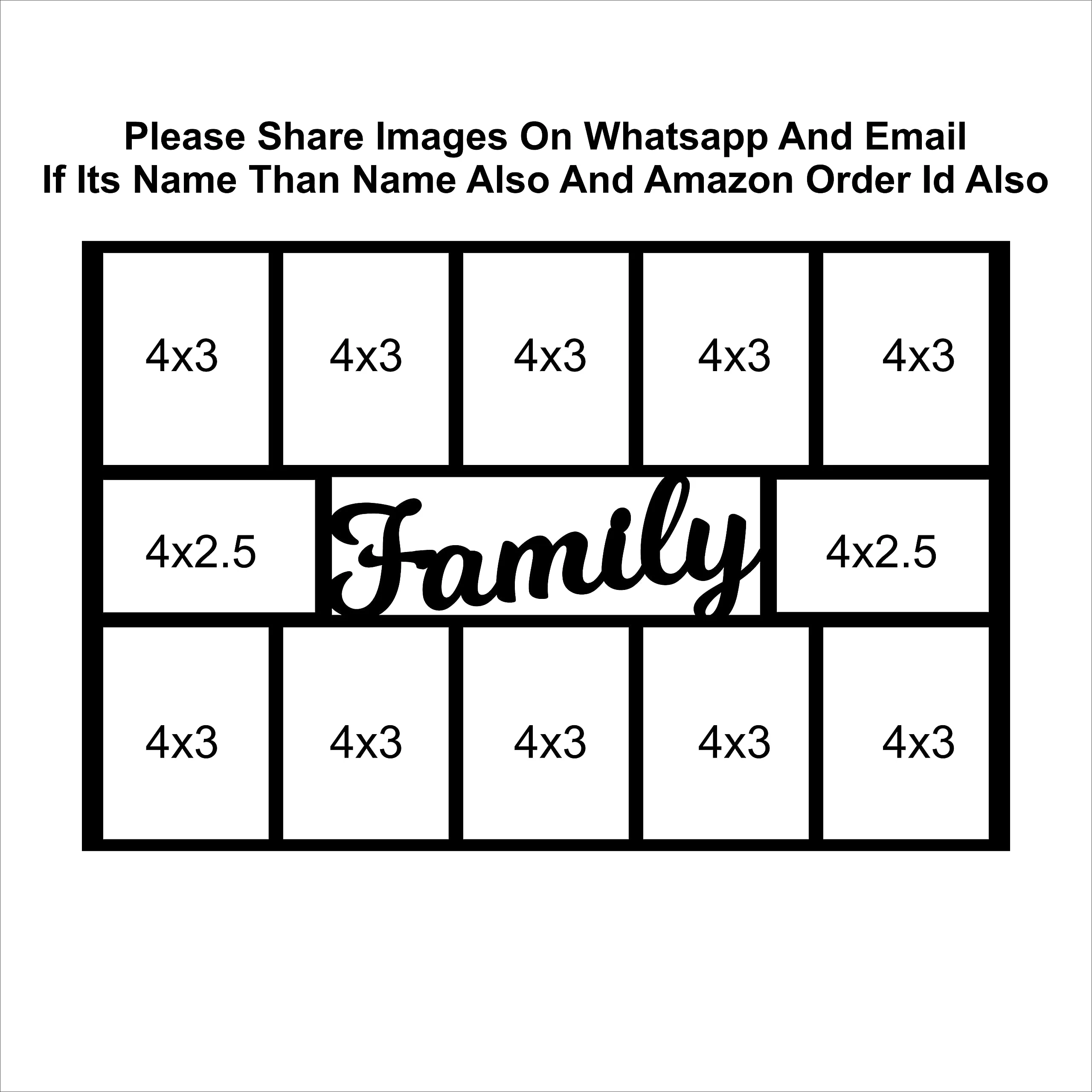 Anuman007 | customized frames with photos | customized gifts Customized Photo Frame with photos and Name 12x18 inch