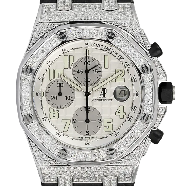 Audemars Piguet Royal Oak Offshore 42mm Diamond Set with White Dial 25940SK.OO.D002CA.02