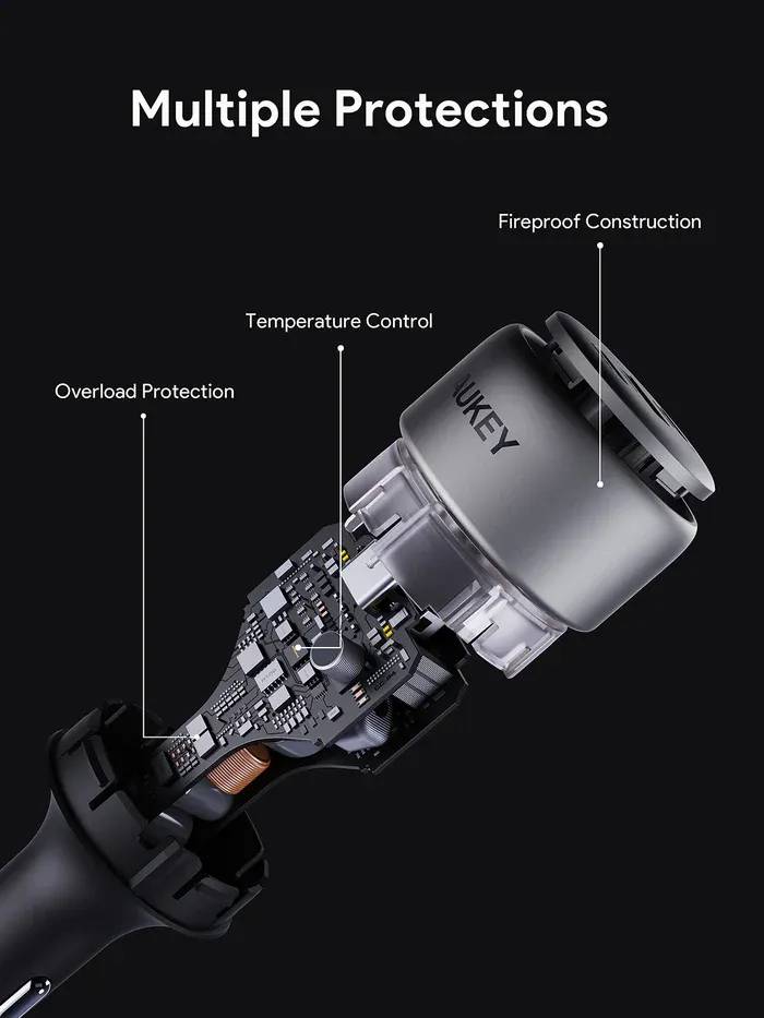 Aukey CC-P4 Pathfinder Mix 3 165W Fast Charging Car Charger