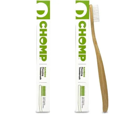 Bamboo Flossing Toothbrush by Chomp