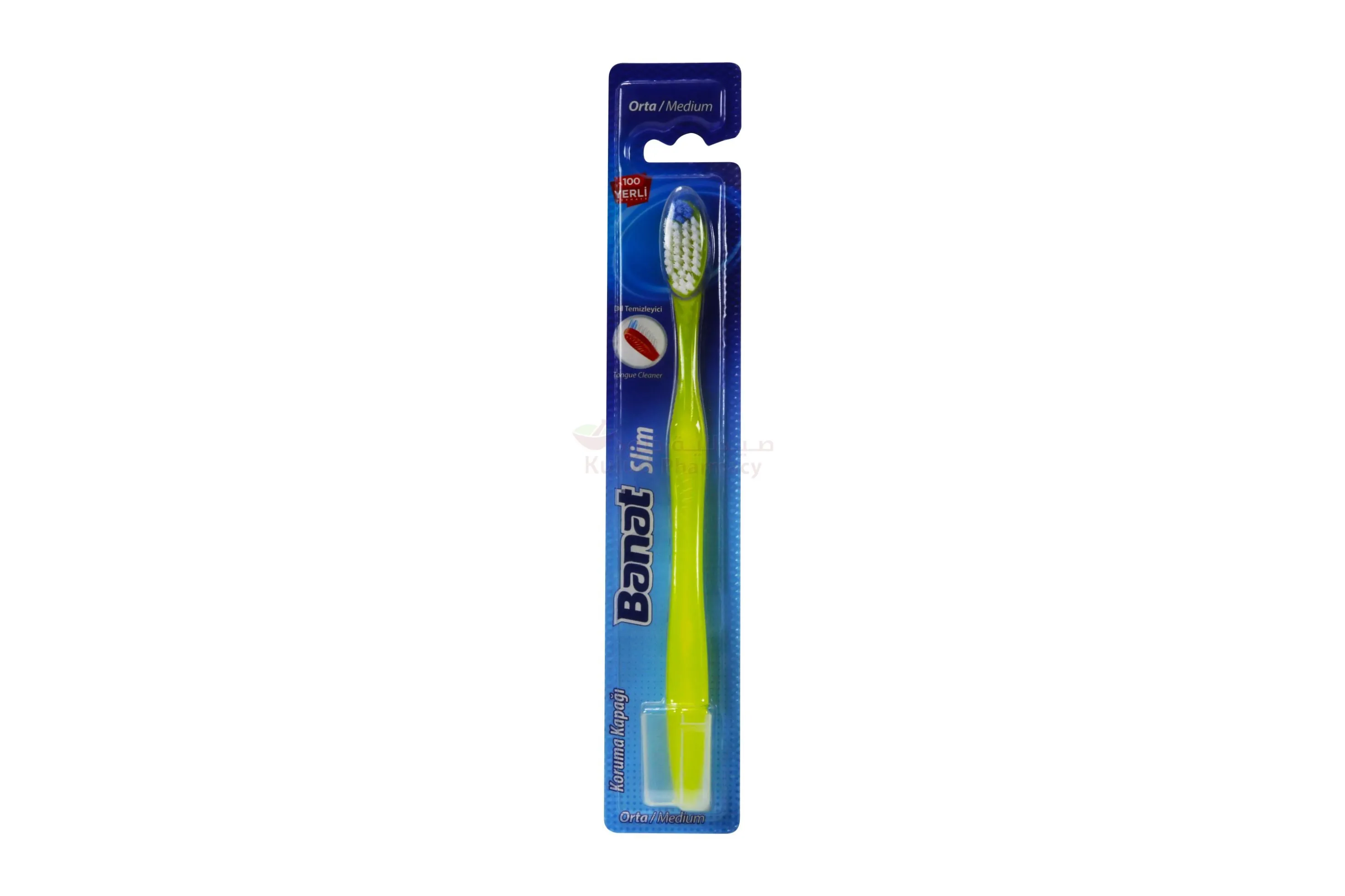 Banat Slim Medium Toothbrush 1 PC