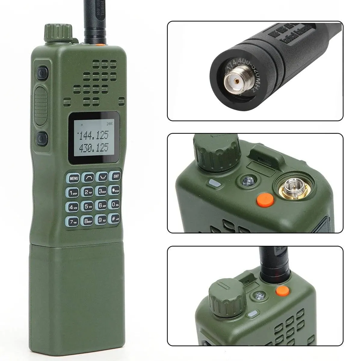 Baofeng AR-152 15W Walkie Talkie Powerful CB Two way Radio 12000mAh Battery Tactial Long Range AN PRC-152 Dual Band Transceiver