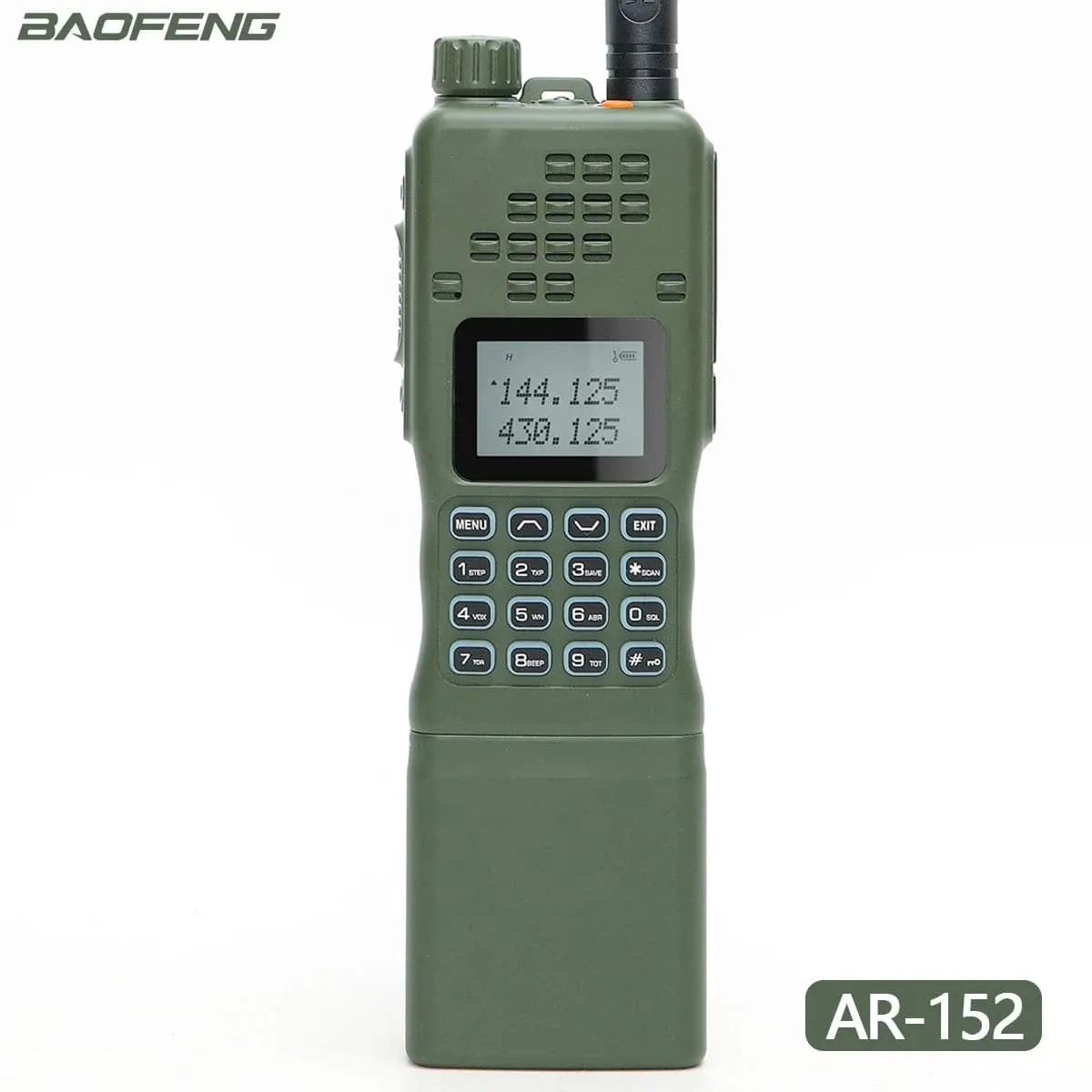 Baofeng AR-152 15W Walkie Talkie Powerful CB Two way Radio 12000mAh Battery Tactial Long Range AN PRC-152 Dual Band Transceiver