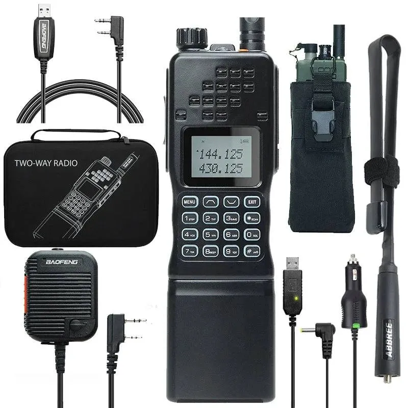 Baofeng AR-152 15W Walkie Talkie Powerful CB Two way Radio 12000mAh Battery Tactial Long Range AN PRC-152 Dual Band Transceiver