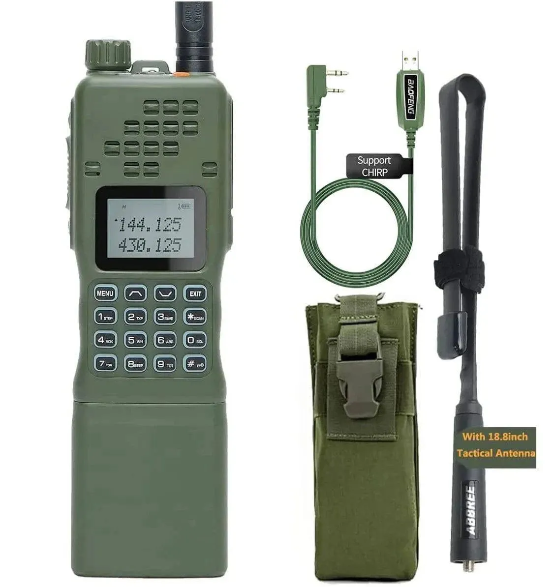 Baofeng AR-152 15W Walkie Talkie Powerful CB Two way Radio 12000mAh Battery Tactial Long Range AN PRC-152 Dual Band Transceiver