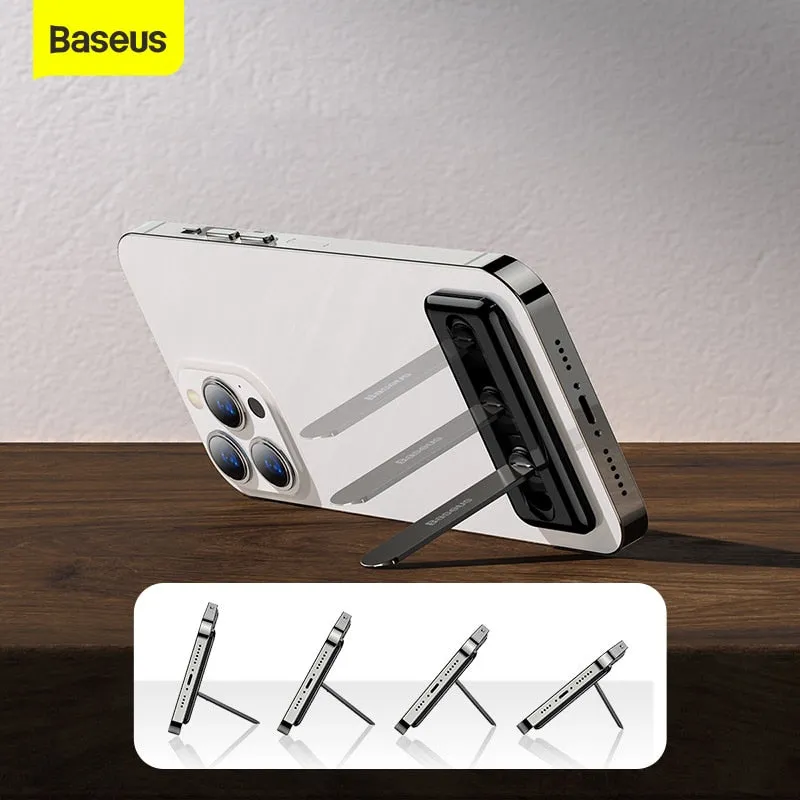 Baseus Foldable Mobile Phone Holder Stand For iPhone 13 12 Desktop Tablet Holder for Xiaomi Samsung Huawei Desktop Stand Holder