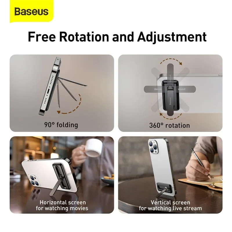 Baseus Foldable Mobile Phone Holder Stand For iPhone 13 12 Desktop Tablet Holder for Xiaomi Samsung Huawei Desktop Stand Holder