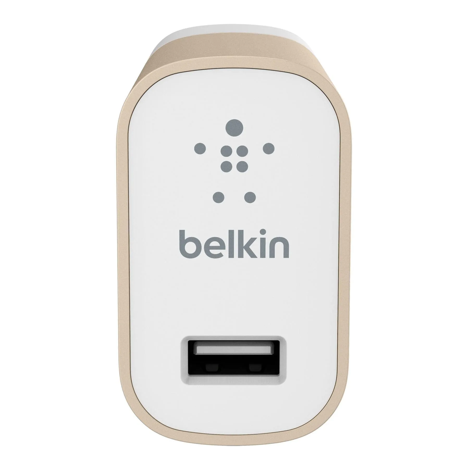 Belkin 12W Fast Charger - Universal 2.4A Home Charging Station - Metallic Gold