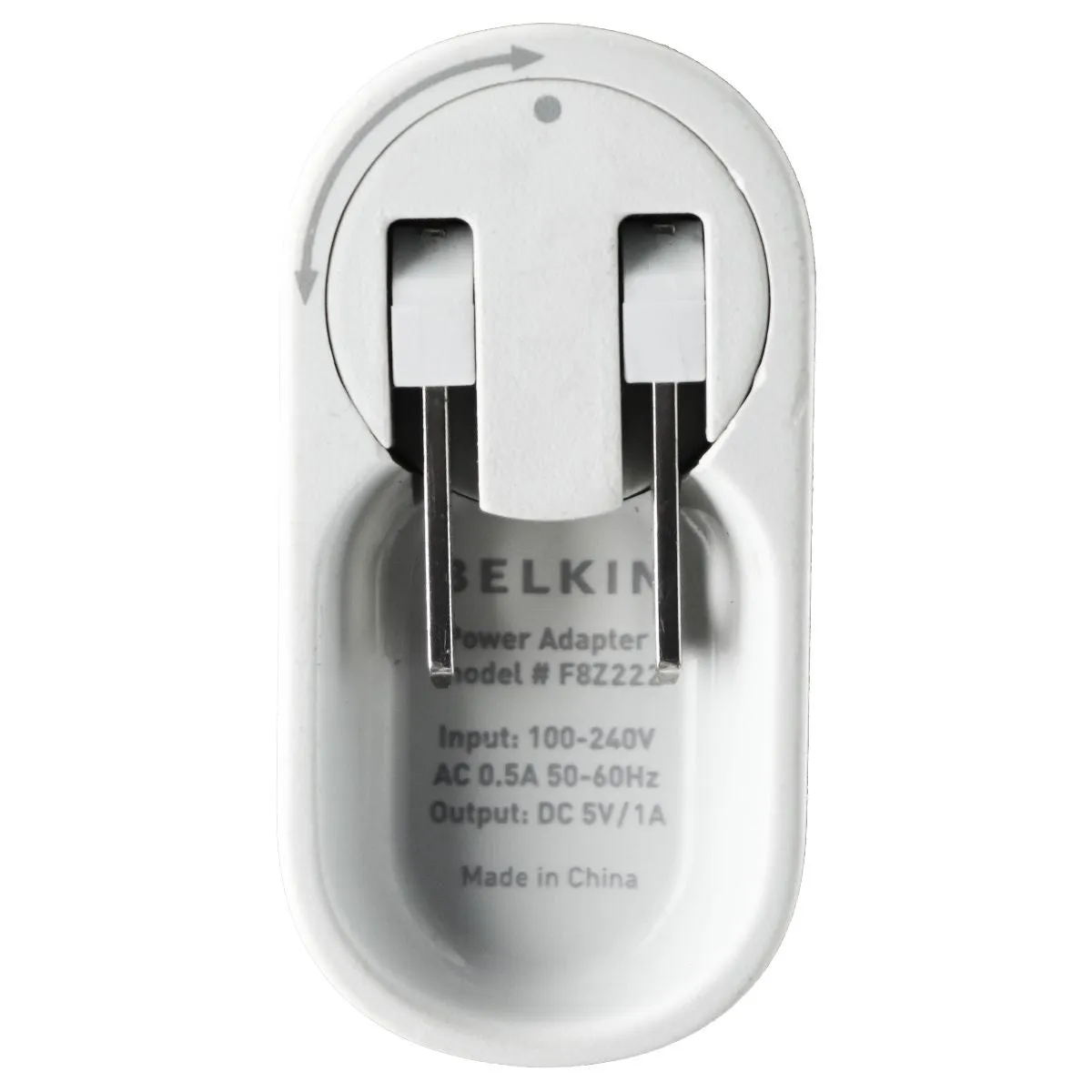 Belkin (5V/1A) Single USB Power Wall Adapter - White (F8Z222)