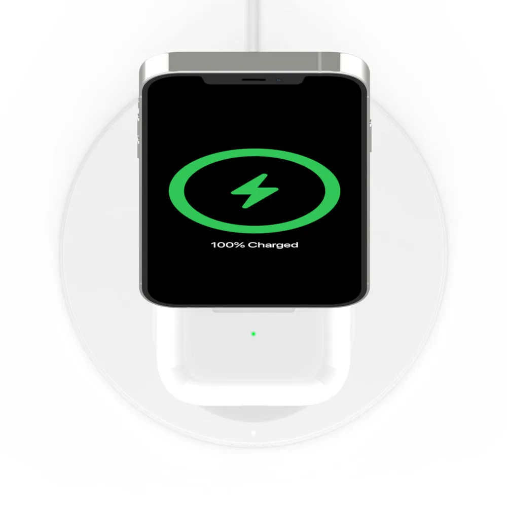 Belkin BOOSTCHARGE PRO 2-in-1 Wireless Charger Stand With MagSafe 15W