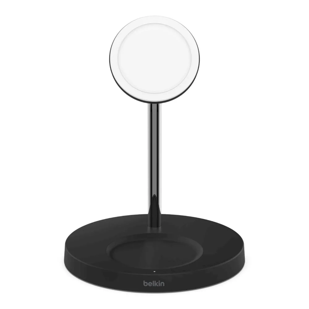 Belkin BOOSTCHARGE PRO 2-in-1 Wireless Charger Stand With MagSafe 15W