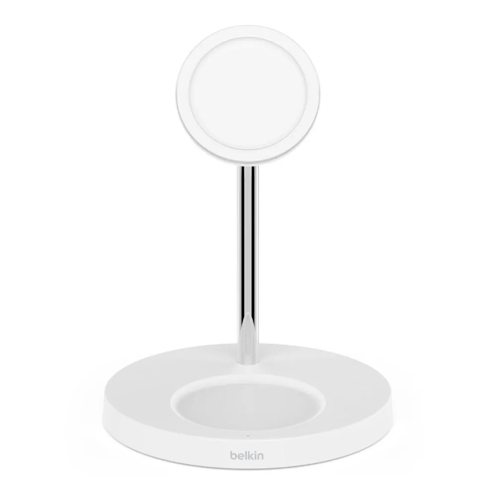 Belkin BOOSTCHARGE PRO 2-in-1 Wireless Charger Stand With MagSafe 15W