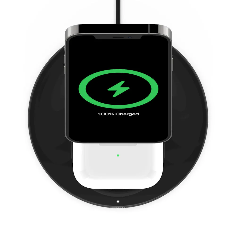 Belkin BOOSTCHARGE PRO 2-in-1 Wireless Charger Stand With MagSafe 15W