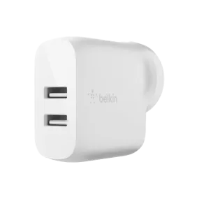 Belkin BoostcHARGE TM Dual USB-A Wall Charger 24W