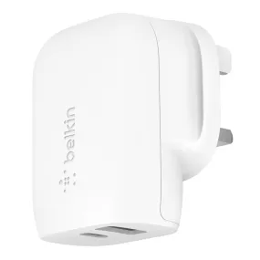 Belkin WCB004myWH BOOST↑CHARGE™ 32W USB-C PD   USB-A Wall Charger