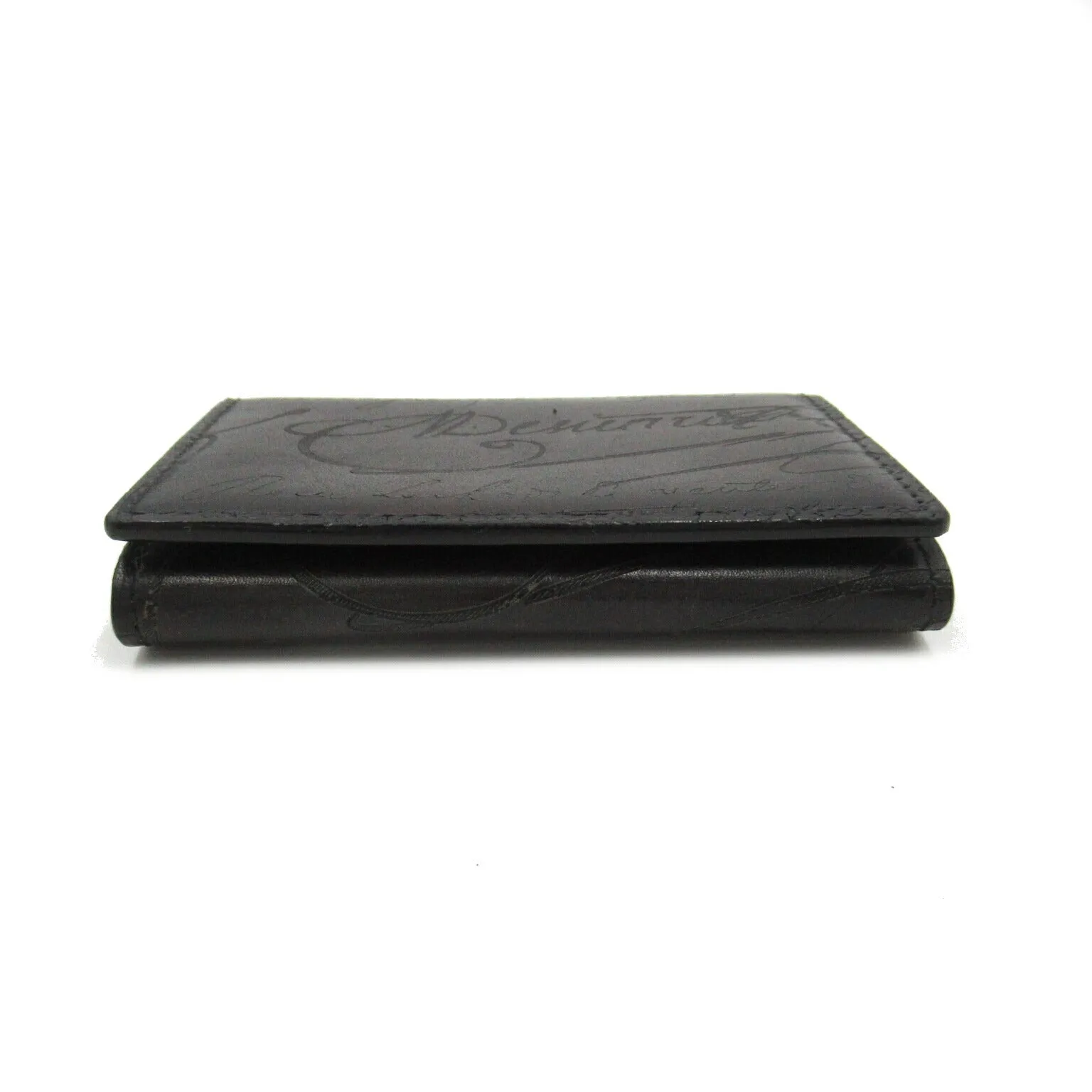 Berluti Leather Card Case Black