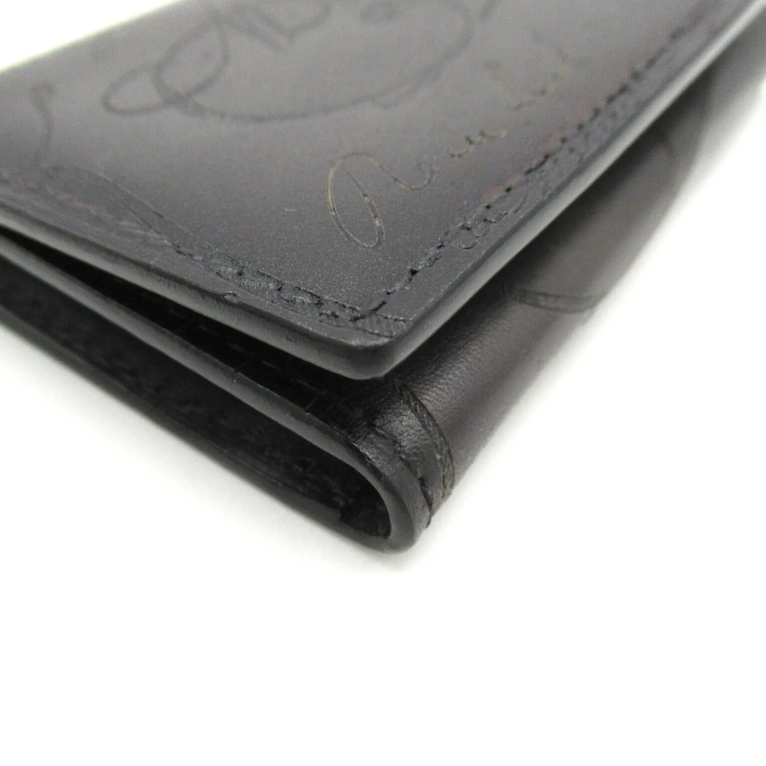 Berluti Leather Card Case Black