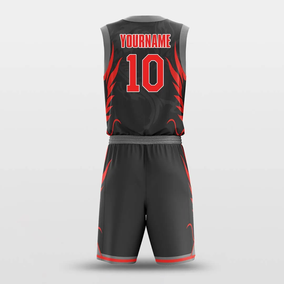 Black Dragon - Customized Basketball Jersey Set Design BK160131S