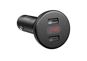 Black Shake Head Digital Car Charger from baseus (open box)