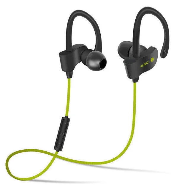 Bluetooth 4.1 Headphone Wireless Sweat-proof Sport Headphones Stereo Headset Noise Cancelling Aptx for iPhone Android