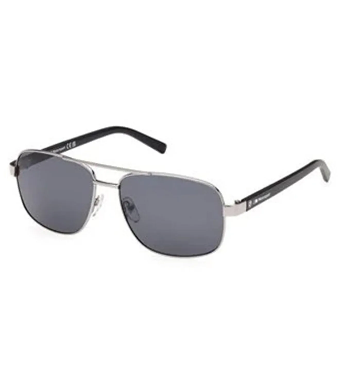 BMW Men Grey Aviator Sunglasses