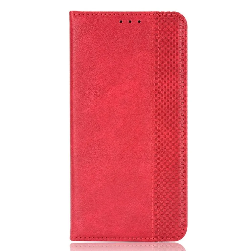 Bofink Vintage Realme 8i leather case - Red