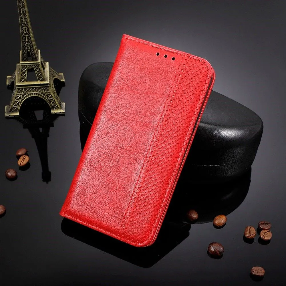 Bofink Vintage Realme 9 5G Speed / Q3s / Oppo K9S leather case - Red