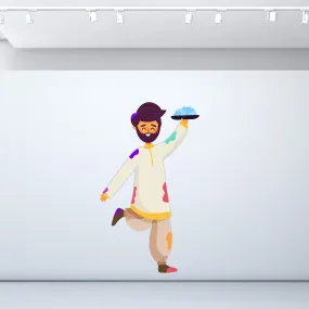 Boy - Holi Theme Cutout